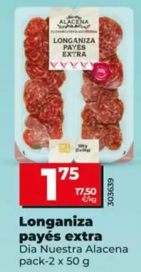 Dia - Longaniza Payes Extra
