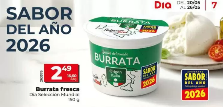 Dia Seleccion Mundial - Burrata Fresca 
