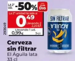 El Águila Negra - Cerveza Sin Filtrar