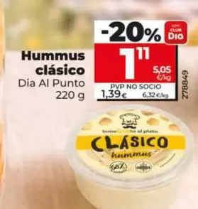 Dia - Hummus Clasico