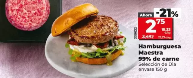 Dia - Hamburguesa Maestra 99% De Carne