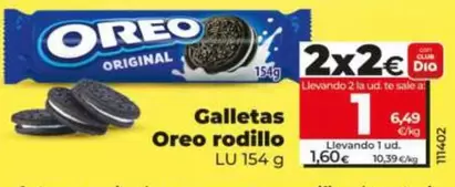 Lu - Galletas Oreo rodillo
