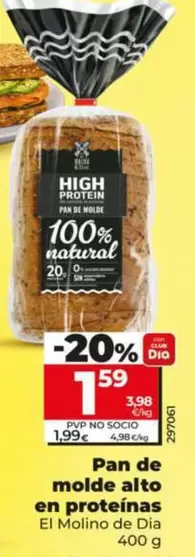 Dia - Pan De Molde Alto En Proteinas
