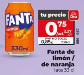 fanta - De Limon / De Naranja