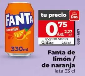 fanta - De Limon / De Naranja