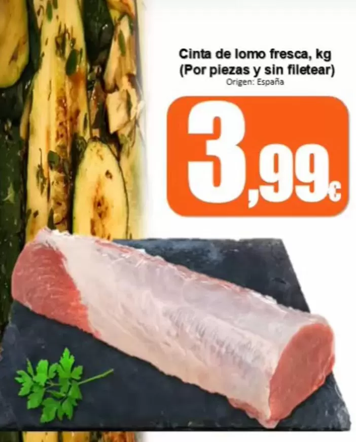 Cinta De Lomo Fresca