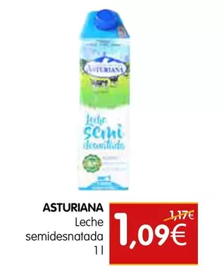 La Asturiana - Leche Semidesnatada