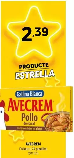 Avecrem - Pollastre 24 Pastilles