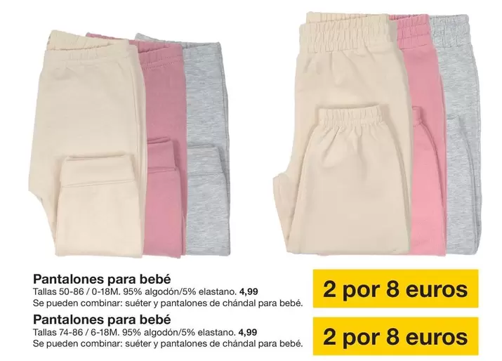 Bebé - Pantalones Para Bebe