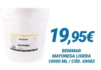 Benimar - Mayonesa Ligera