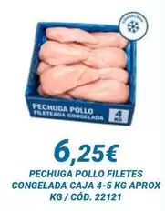 Pechuga Pollo Filetes Congelada
