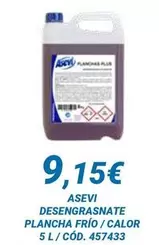 Asevi - Desengrasante Plancha Frio/Calor