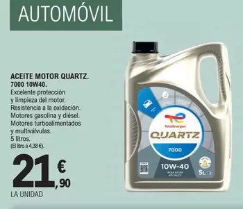 Quartz - Aceite Motor