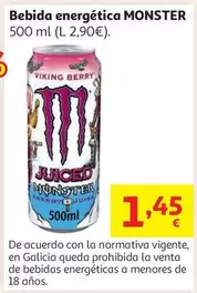 Bebida Energetica Monster Lo-Carb Lata 50 Cl