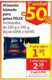 Al.Gato Humedo Bolsa Carne Felix Fantastic 4x85 G