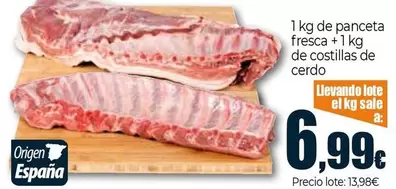 Panceta Fresca + Costillas De Cerdo