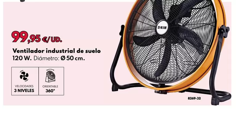 HJM - Ventilador Industrial De Suelo