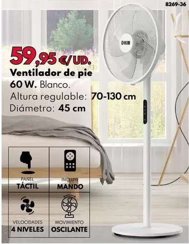 HJM - Ventilador De Pie