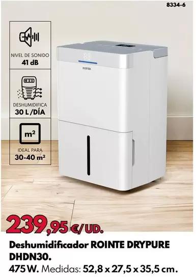 Deshumidificador Drypure DHDN30