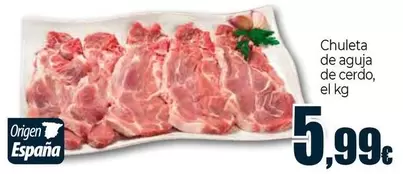 Chuleta De Aguja De Cerdo