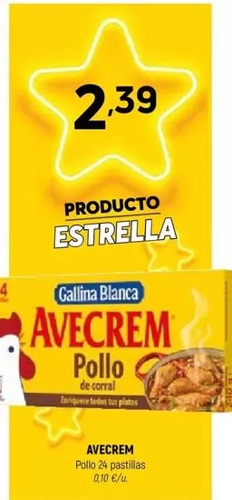 Gallina Blanca - Avecrem Pollo 24 Pastillas