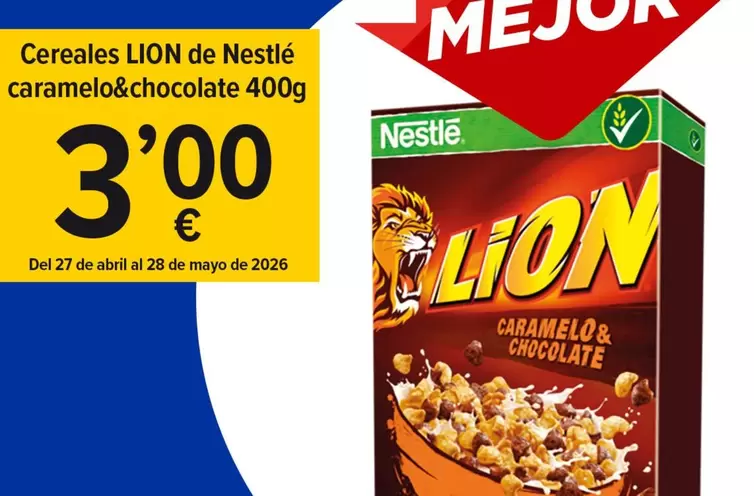Nestlé - Cereales Lion De Nestle Caramelo&chocolate
