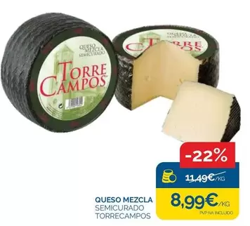 Torre Campos - Queso Mezcla Semicurado