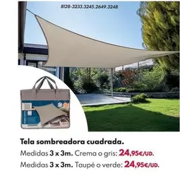 Tela Sombreadora Cuadrada