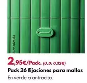 Pack 26 Fijaciones Para Mallas