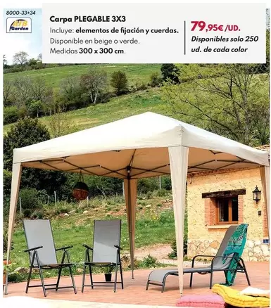 Carpa Plegable 3x3
