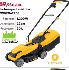 Power Plus - Cortacésped Eléctrico POWEG62205 