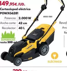 Power Plus - Cortacésped Eléctrico POWXG6281 