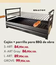Cajón + Parrilla Para BBQ De Obra