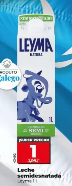 Leyma - Leche Semidesnatada