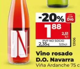 Viña Ardanche - Vino Rosado D.O. Navarra