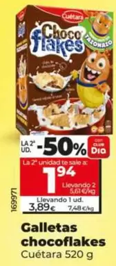 Cuétara - Galletas Chocoflakes