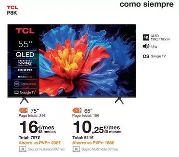 TCL - P8K