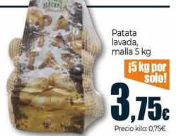 Patata Lavada, Malla