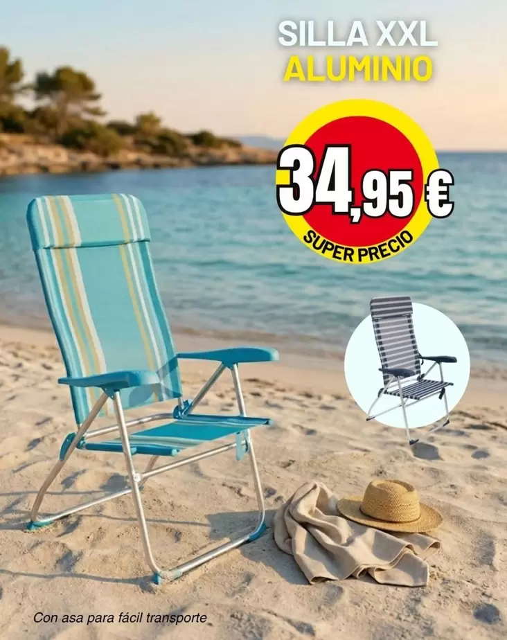 Silla Xxl Aluminio