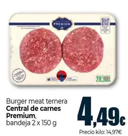 Premium - Central De Carnes Burger Meat Ternera