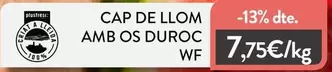 Cap De Llom Amb Os Duroc Wf