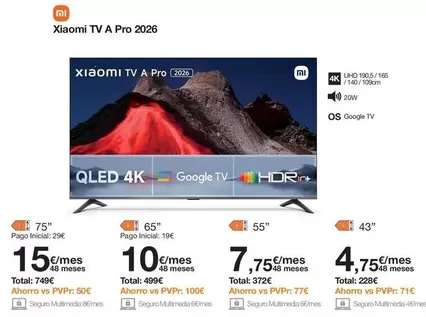 Xiaomi - Tv A Pro 2026