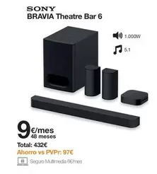 Sony - Bravia Theatre Bar 6