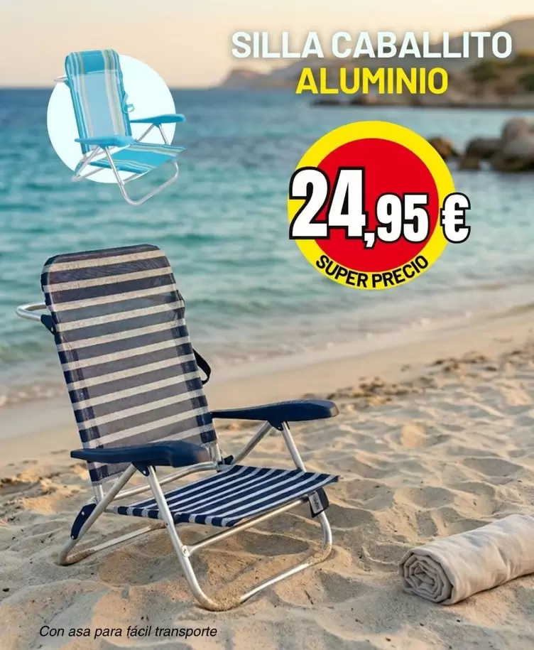 Silla Caballito Aluminio