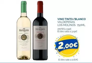Los Molinos - Vino Tinto/ Blanco