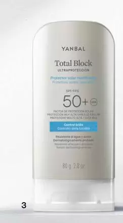 Yanbal - Total Block Matificante SPF 50+