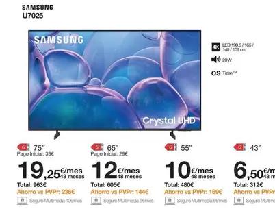 Samsung - U7025