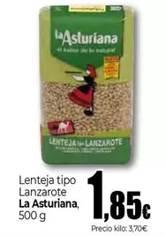 La Asturiana - Lenteja Tipo Lanzarote