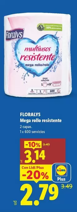 Floralys - Mega Rollo Reistente