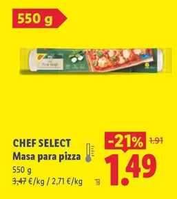 Chef Select - Masa Para Pizza